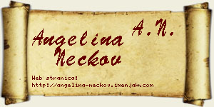 Angelina Neckov vizit kartica
